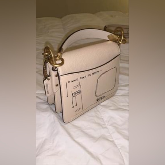 COACH x Jean-Michel Basquiat Beat Leather Crossbody - Picture 3 of 10